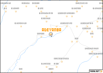 map of Adeyanba