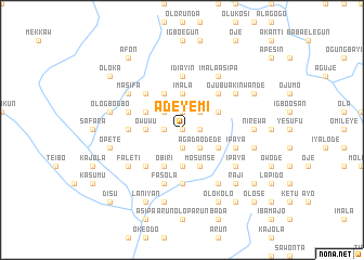 map of Adeyemi