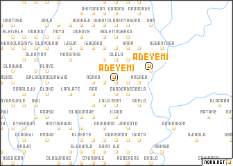 map of Adeyemi