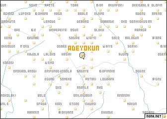 map of Adeyokun