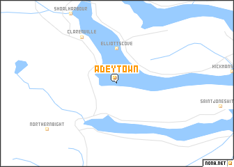 map of Adeytown