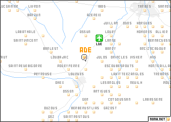 map of Adé