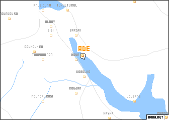 map of Adé