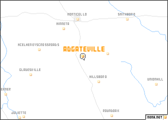 map of Adgateville
