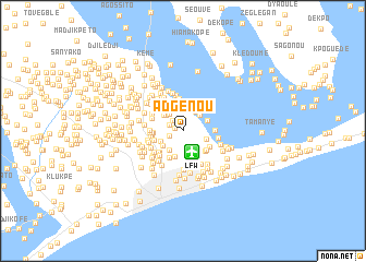 map of Adgénou