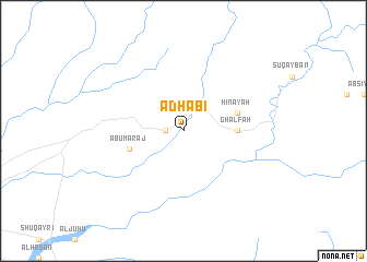 map of A‘dhabī