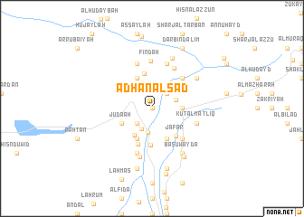 map of Adhān Āl Sa‘d