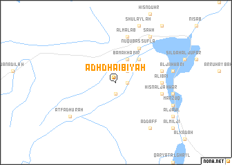 map of Adh Dhāʼibīyah
