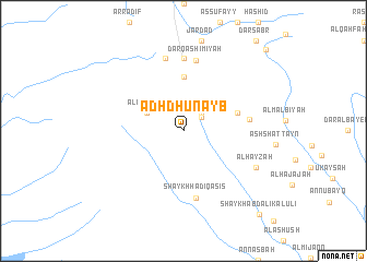 map of Adh Dhunayb