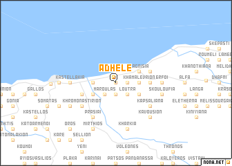 map of Ádhele