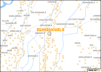 map of Adhhadhiwāla