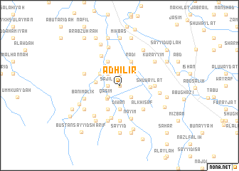 map of Adhīlīr