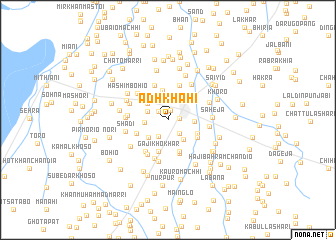 map of Adh Khāhi