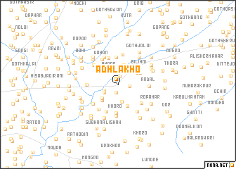 map of Adhlakho