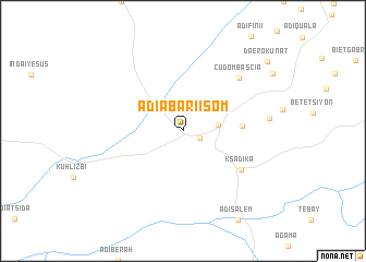 map of Ādī Āba Riʼisom