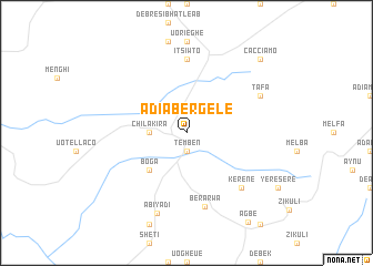 map of Ādī Ābergelē