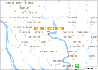 map of Adiabo Ikot Ukpa