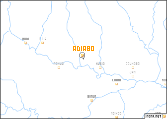 map of Adiabo
