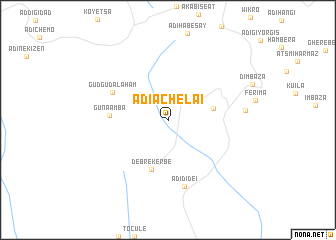 map of Adi Achelai