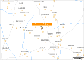 map of Ādī Āhiderom