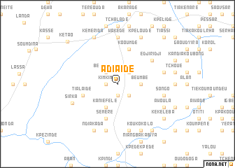 map of Adiaïdè