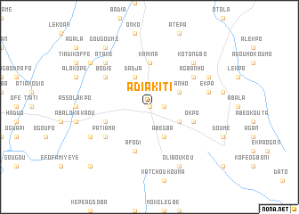 map of Adiakiti