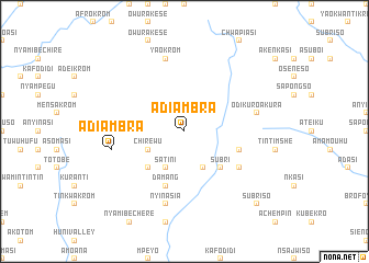 map of Adiambra