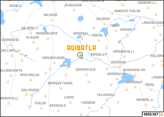 map of Ādibatla