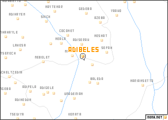 map of Adi Beles