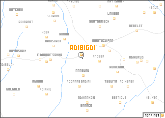 map of Ādī Bigdī