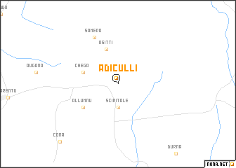 map of Adi Culli