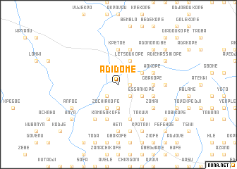 map of Adidome