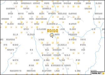 map of Adido