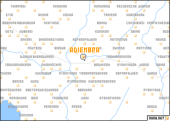 map of Adiembra