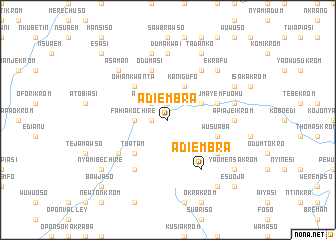 map of Adiembra