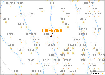 map of Ādī Feyiso