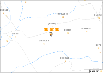 map of Adi Gaad