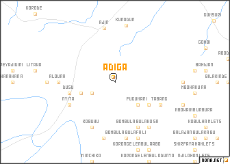 map of Adiga