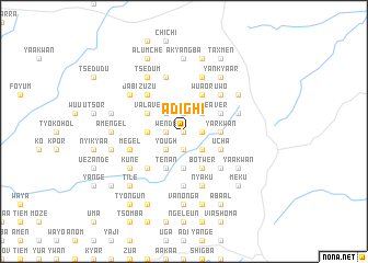 map of Adighi