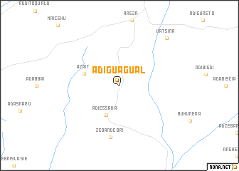 map of Adi Guagual