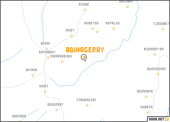 map of Ādī Hageray