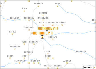 map of Ādī Hakʼeytī