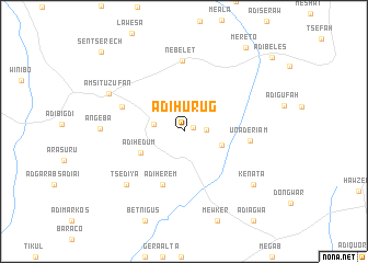 map of Ādī Hurug