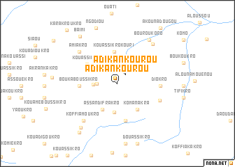 map of Adikankourou