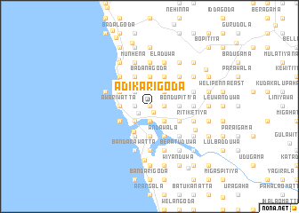 map of Adikarigoda