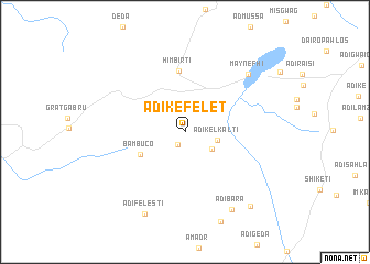 map of Ādī Kefelet