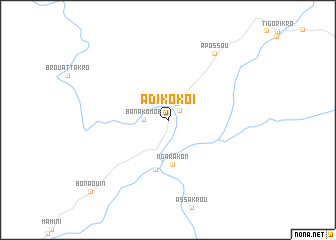 map of Adikokoi