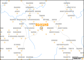 map of Adikuma