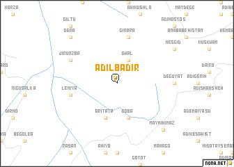 map of Ādil Badir