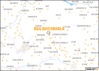 map of Adilović Mahala